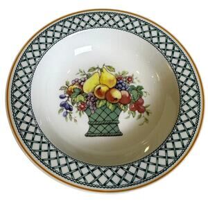 Villeroy & Boch 'Basket' anno 1785 Germany Vitro Porzellan 8" Salad/Dessert Bowl